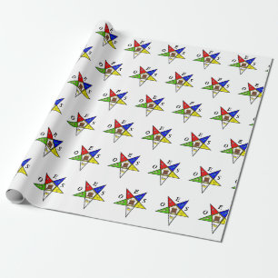 OES Eastern Star Sister Masonic Freimaurerei Geschenkpapier