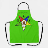 OES Eastern Star Sister Mauerwerk Schürze (Vorderseite)