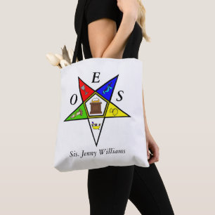 OES Eastern Star Sister Mauerwerk Tasche