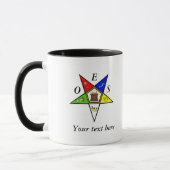 OES Eastern Star Sister Mauerwerk Tasse (Links)