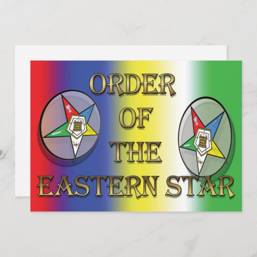 OES Einladung (Vorne/Hinten)