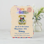 OES Einladung zum Geburtstag (Stehend Vorderseite)