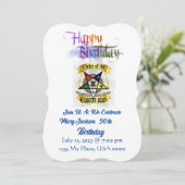 OES Einladung zum Geburtstag (Stehend Vorderseite)