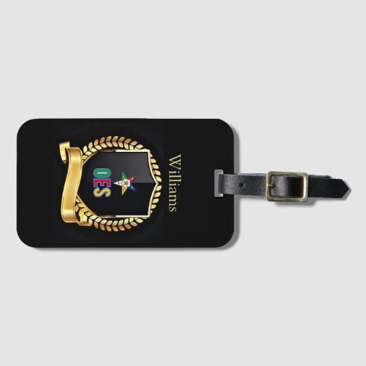 OES GEPÄCKANHÄNGER (Vorderseite (Horizontal))