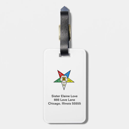 OES Gepäckträger Gepäckanhänger (Rückseite vertikal)