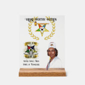 OES Grand Worthy Matron Acrylschild (Vorderseite)