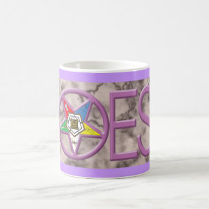 OES im Rosa Kaffeetasse