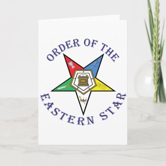 OES LETTERED KARTE (Vorderseite)