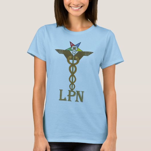 OES LPN Caduceus T-Shirt (Vorderseite)