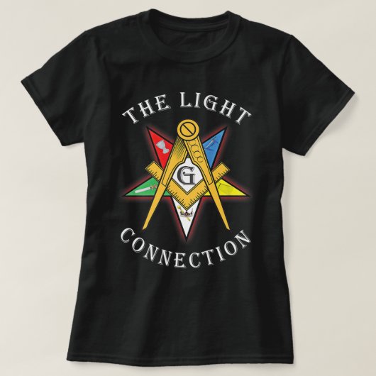 OES Mason The Light Connection Star Square Eltern T-Shirt (Design vorne)