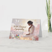 OES Memorial Breavement, Sympathy Dankeskarte (Vorderseite)