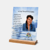 OES Memorial-Foto Acrylschild (Winkel)