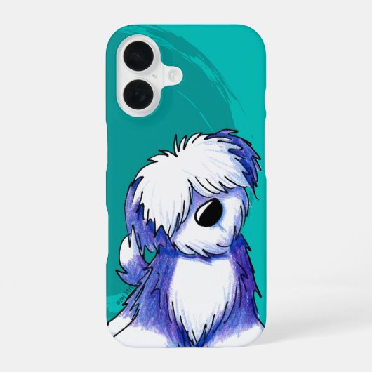 OES Old English Sheepdog iPhone 16 Hülle (Rückseite)