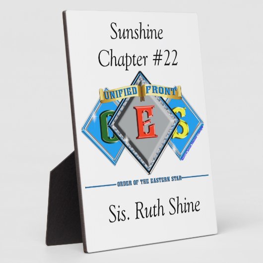 OES-Orden Fotoplatte (Seite)