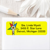 OES Order des Eastern Star Return Mailing Labels (Insitu)