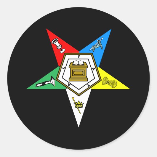 OES Order of Eastern Star Sticker (Vorderseite)