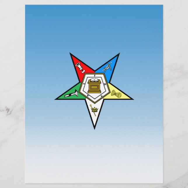 OES Order of the Eastern Star Blue (Vorderseite)