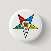 OES Order of the Eastern Star Button (Vorderseite)