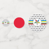 OES Order of the Eastern Star Confetti Konfetti (Vorderseiten)