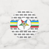 OES Order of the Eastern Star Confetti Konfetti (Klein Vorderseite)