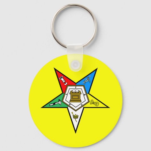 OES Order of the Eastern Star Key Chain Schlüsselanhänger (Vorderseite)