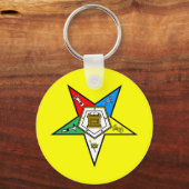 OES Order of the Eastern Star Key Chain Schlüsselanhänger (Vorderseite)