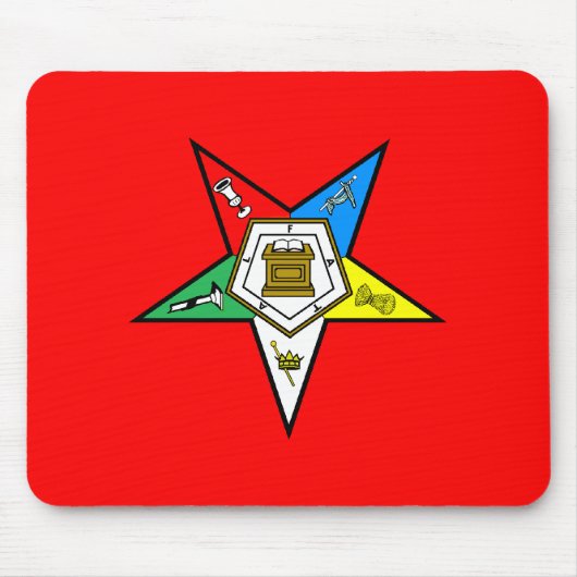 OES Order of the Eastern Star Mouse Pad Mousepad (Vorne)