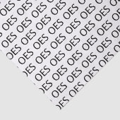 OES Order of the Eastern Star Tissue Paper Seidenpapier (Ausschnitt)