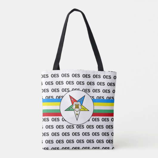 OES Order of the Eastern Star Tote Bag Tasche (Rückseite)