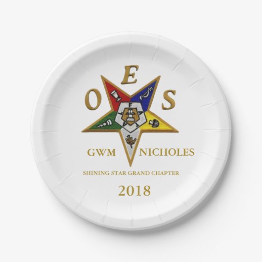 OES PAPPTELLER (Vorderseite)