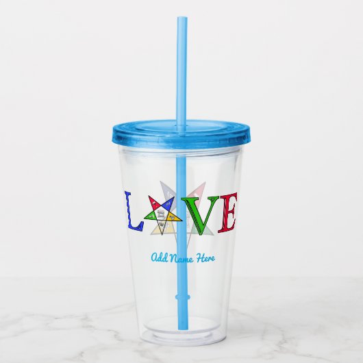 OES Personalisieren Acryltrinkbecher (Vorderseite)