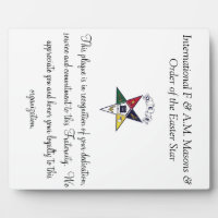 OES Plaque