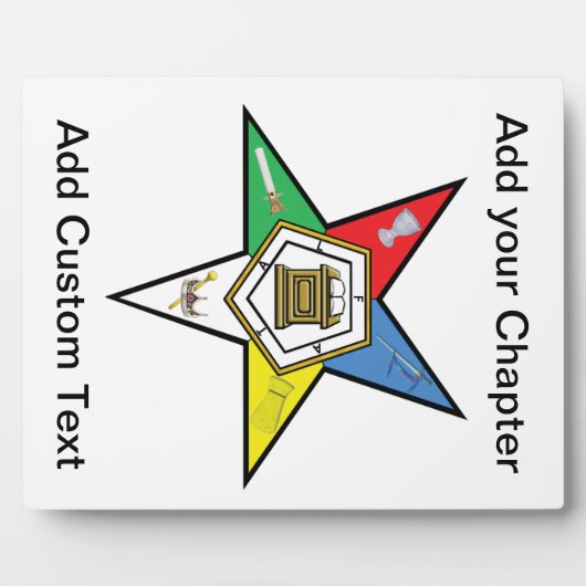 OES Plaque Fotoplatte (Vorderseite)