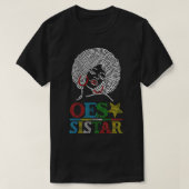 OES SiStar Dot Print Order Of Eastern Star Parents T-Shirt (Design vorne)
