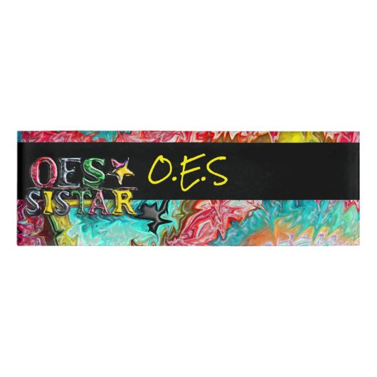 OES Sistar Namenschild (Vorderseite)