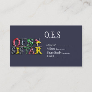 OES Sistar Visitenkarte