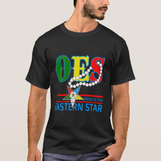 Oes Star Necklace Orden der Eastern Star Mother T-Shirt