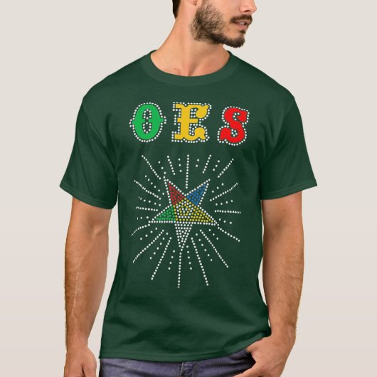 OES Star Shining Order of the Eastern Star Day T-Shirt (Vorderseite)