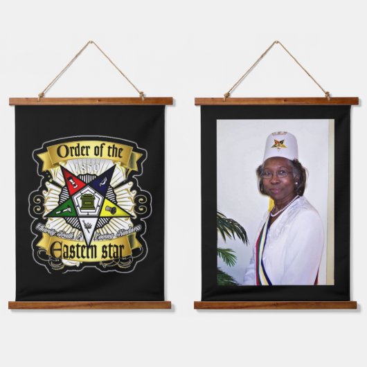 OES WANDTEPPICH MIT HOLZRAHMEN (Doppelt)