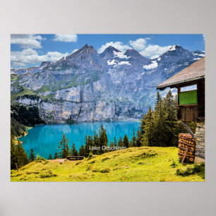 Oeschinen-See, Schweiz Poster