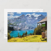 Oeschinen-See, Schweiz Postkarte (Vorne/Hinten)