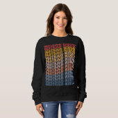 Oestrich-Winkel Stadt Groovy Retro Sweatshirt (Vorne ganz)