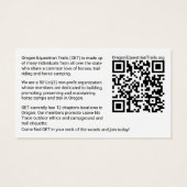 OET-Visitenkarte (Rückseite)