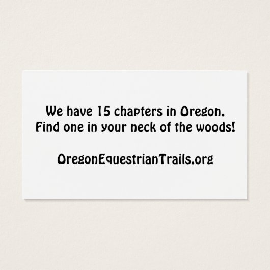 OET-Visitenkarte (Rückseite)