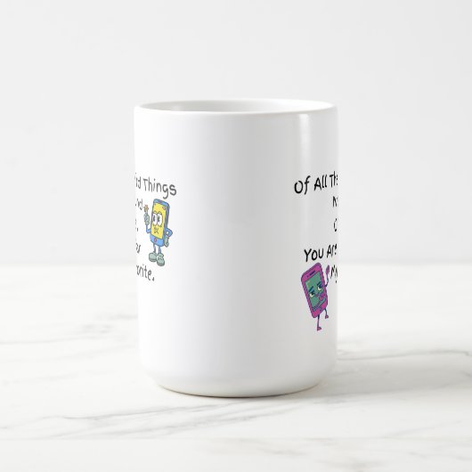 Of All The Weird Things Mug Kaffeetasse (Mittel)