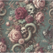 Of Bone & Vine – Gothic Victorian  Aufkleber (Vorderseite)