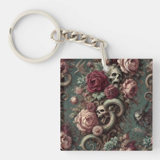 Of Bone & Vine – Gothic Victorian  Schlüsselanhänger (Vorderseite)