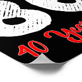 Of Class 1986 40th Reunion High Poster (Ecke)