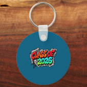 Of Class Graduation Graffiti Streetwear Drip Schlüsselanhänger (Vorderseite)
