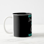 Of Course I'm Awesome I'm A Case Manager Zweifarbige Tasse (Links)